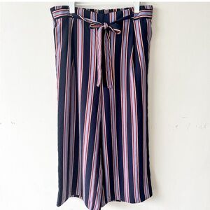 Ann Taylor striped palazzo pants size L